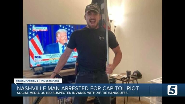 FBI arrests Nashville zip-tie suspect from assault on U.S. Capitol